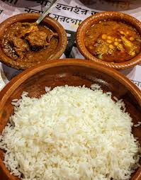mejbani item with rice mejbani